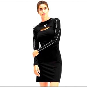 NWOT Puma cut-out long sleeve dress